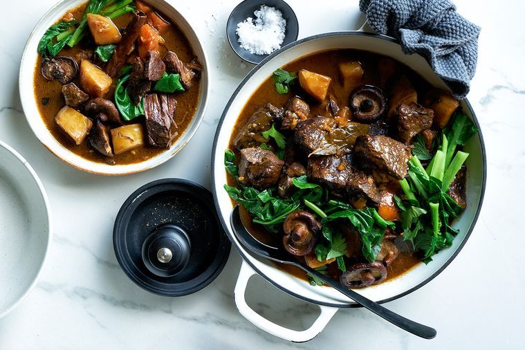 Easy beef hotpot