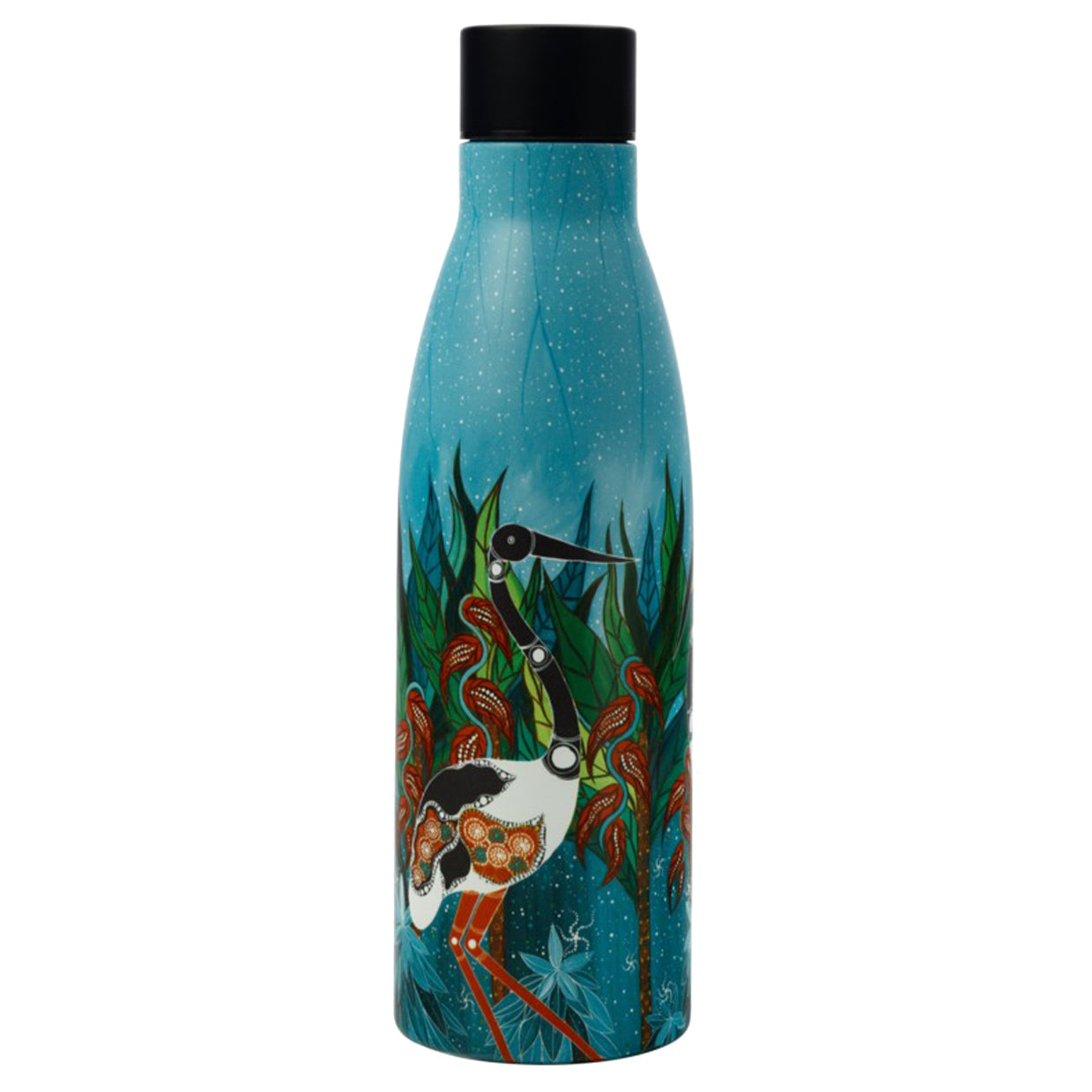Melanie Hava Jugaig-Bana-Wabu Blue Jabirus 500ml Insulated Bottle