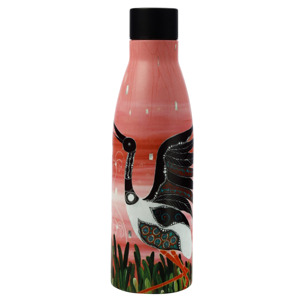 Melanie Hava Jugaig-Bana-Wabu Pink Jabirus 500ml Insulated Bottle