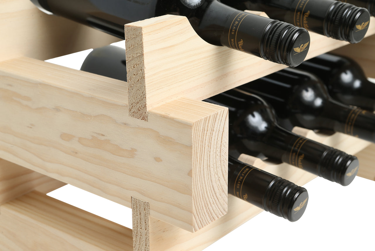 72 Bottle Wood Wine Rack