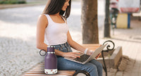 975ml Stainless Steel Travel Water Bottle with Dog Bowl