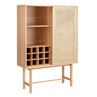 Inari Rattan Display Wine Cabinet