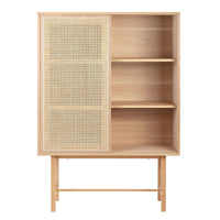 Thumbnail for Inari Rattan Display Wine Cabinet