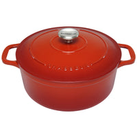 Thumbnail for Inferno Red Classique 5L Cast Iron French Oven