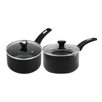 Thumbnail for 2 Piece Aluminium Saucepan Set