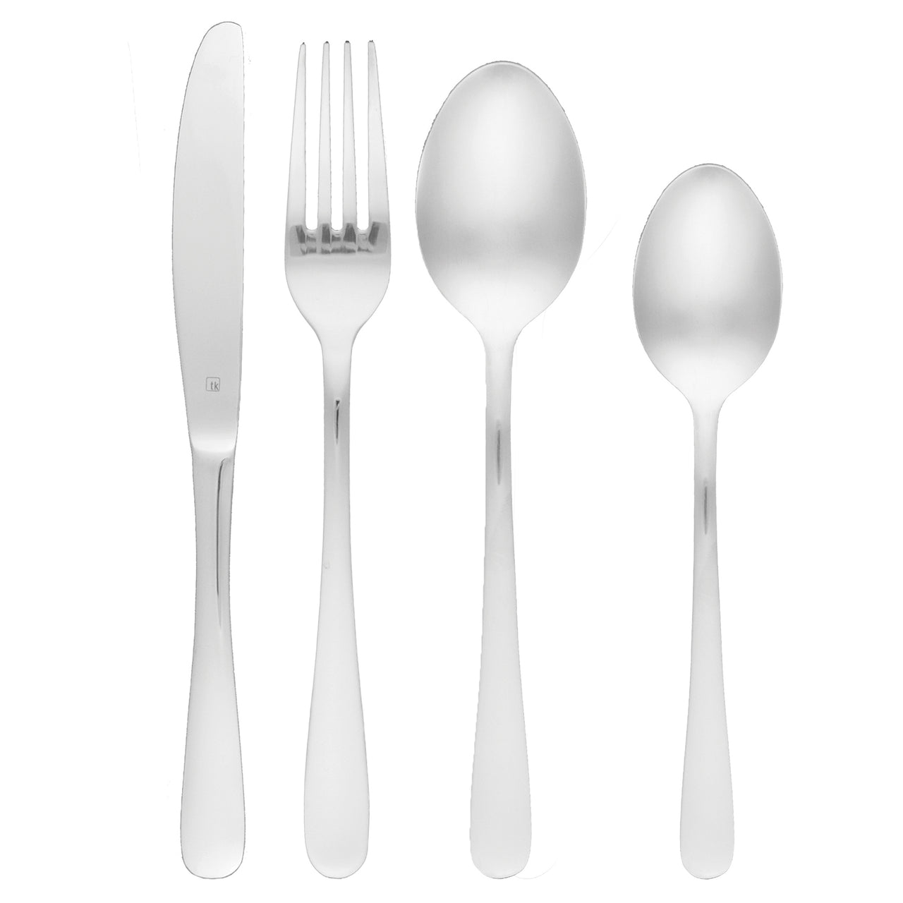 24 Piece Tablekraft Luxor Stainless Steel Cutlery Set