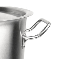 2 Piece 50L Stock Pot & 33L Pasta Strainer Set