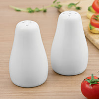 2 Piece Porcelain Salt & Pepper Dispenser Set