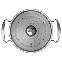 2 Piece Stainless Steel Steam Pot Set