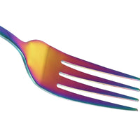30 Piece Rainbow Prism Stainless Steel Cutlery Set