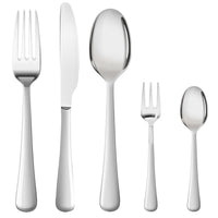 Thumbnail for 30 Piece Silver Prism Stainless Steel Cutlery Set