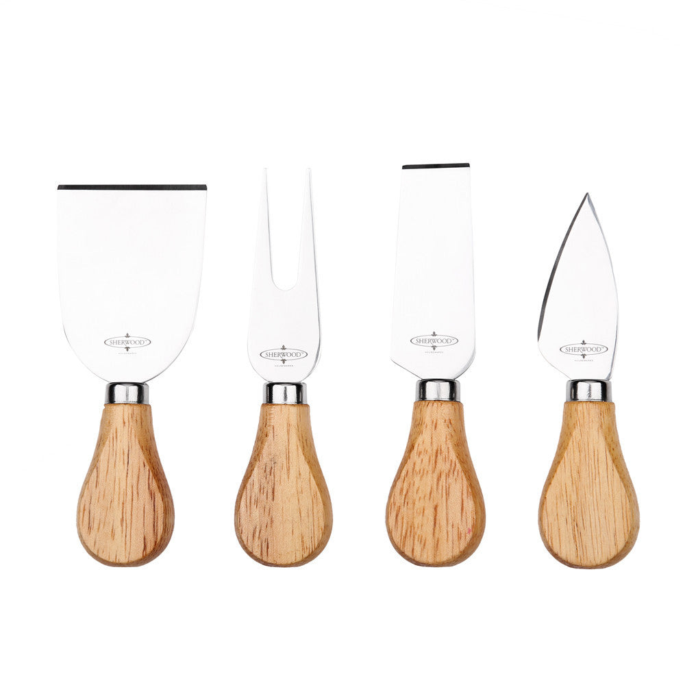 4 Piece Small Cheese Knife & Board Set