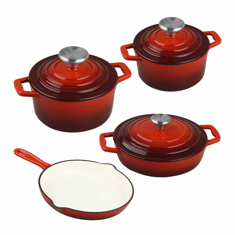 4 Piece Yana Cast Iron Cookware Set