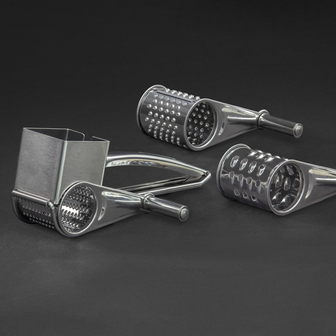 4 Piece Deluxe Rotary Grater Set