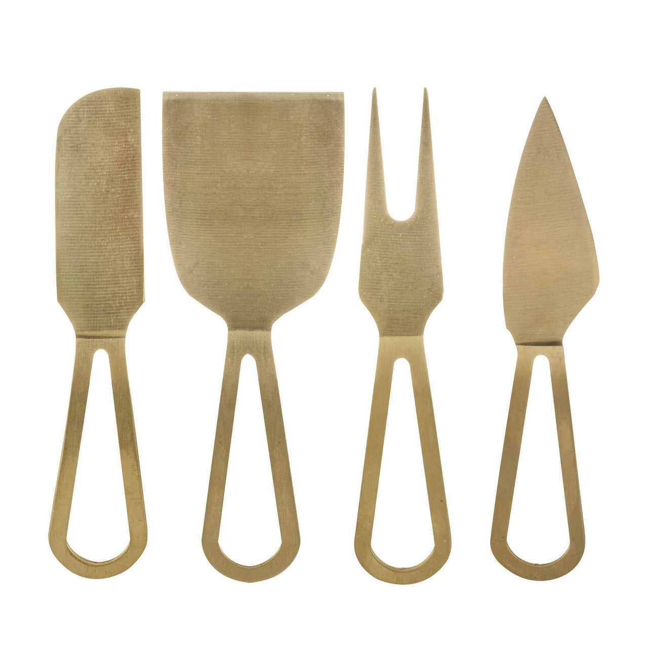 4 Piece Gold Orson Cheese Knife Set