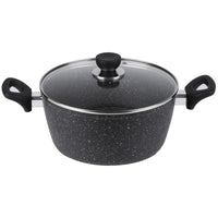 4 Piece Non-Stick Marble-Coated Cookware Set