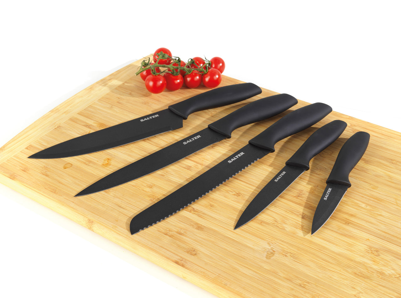 5 Piece Magnetic Knife Block Set