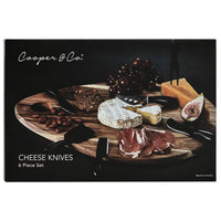 6 Piece Stainless Steel Cheese Knife Set
