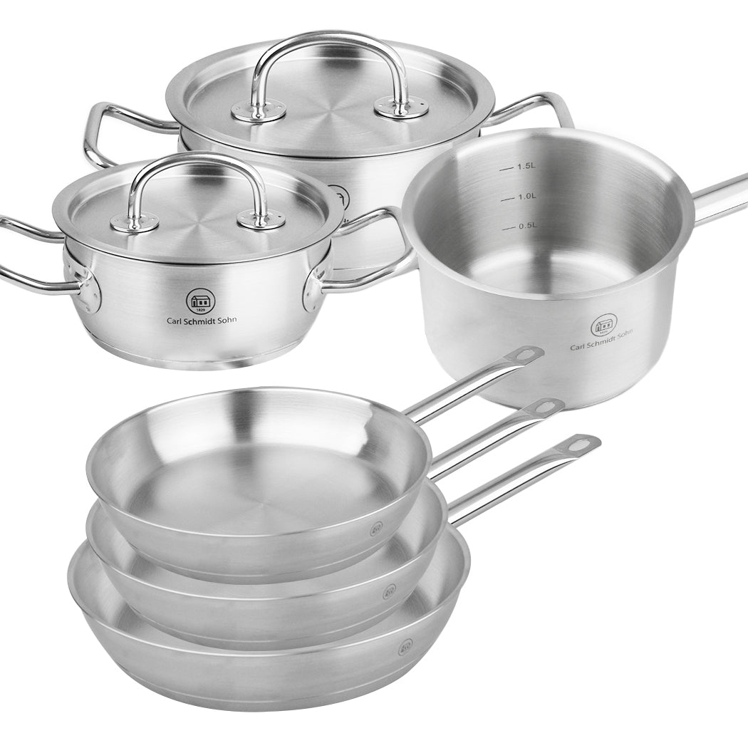 6 Piece Pro X Ingrid Stainless Steel Cookware Set