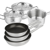 Thumbnail for 6 Piece Pro X Juno Stainless Steel Cookware Set