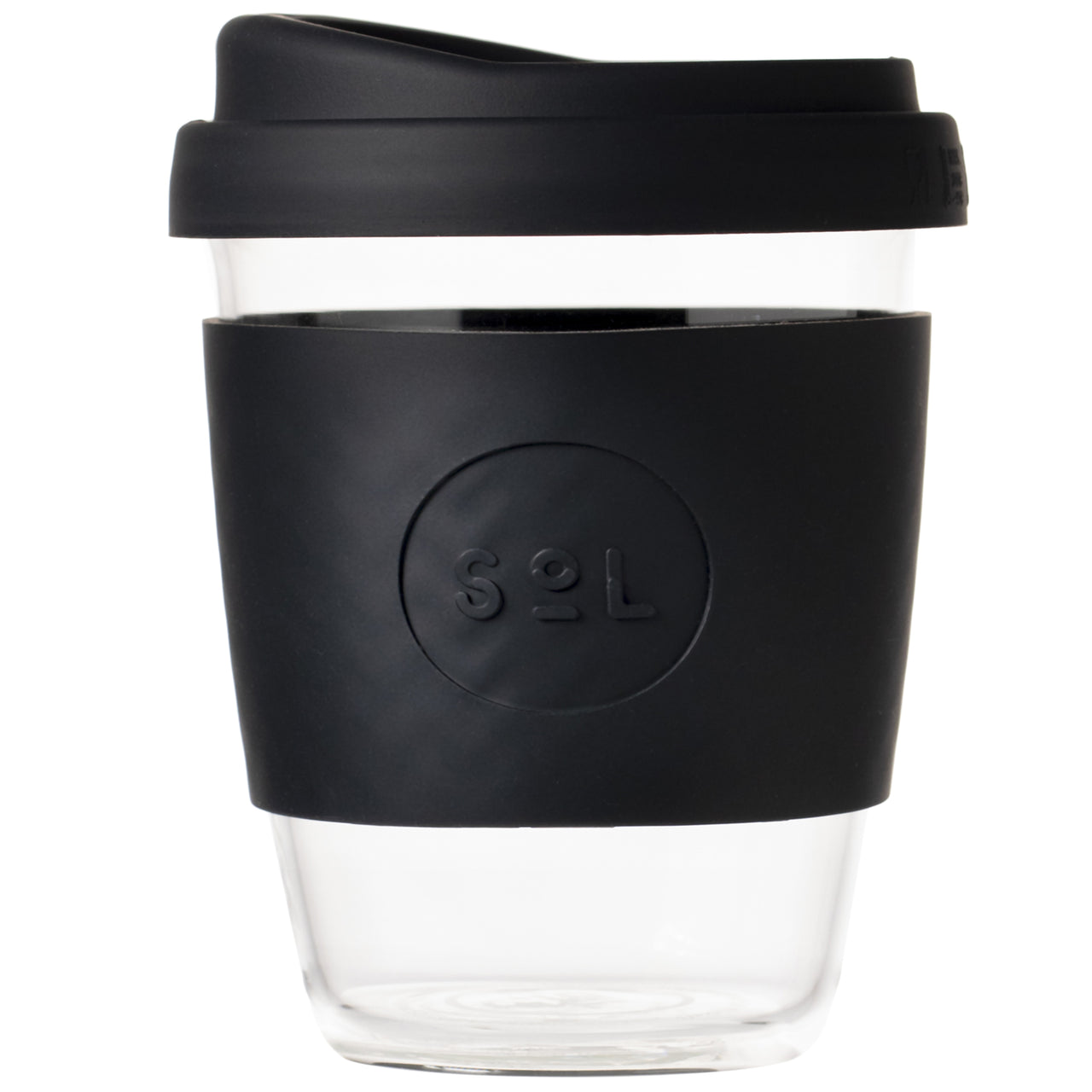 Basalt Black Glass Cup