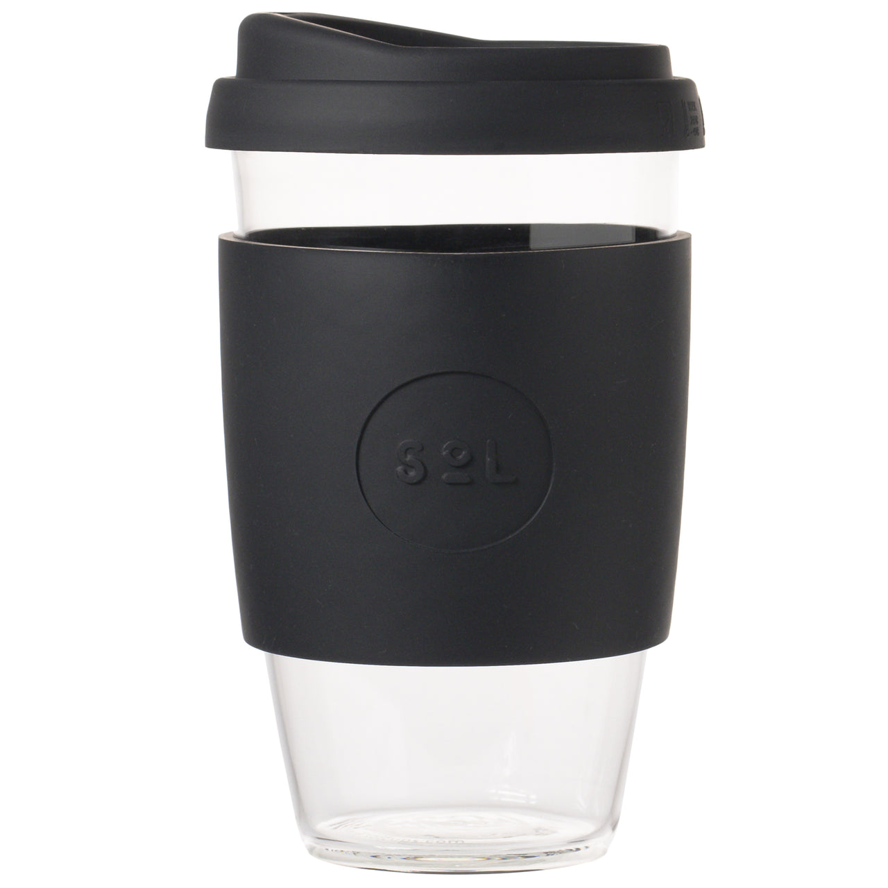 Basalt Black Glass Cup