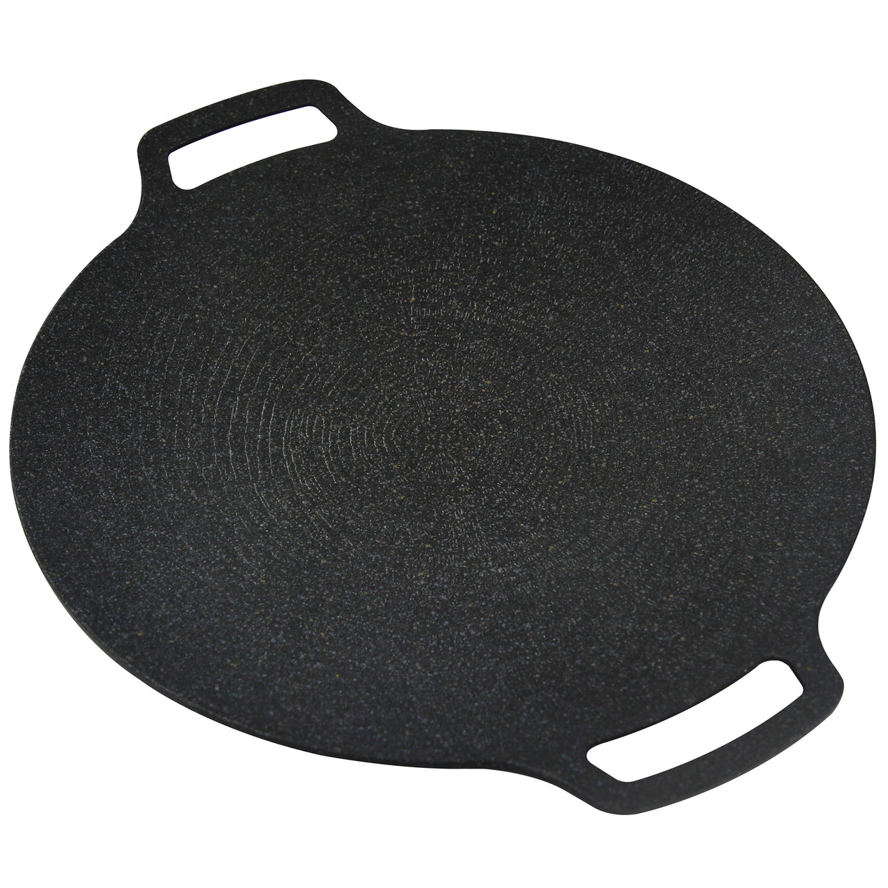 Black 36cm Cast Iron Griddle Pan