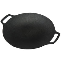 Black 36cm Cast Iron Griddle Pan