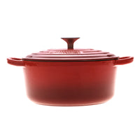 Thumbnail for Black Cherry Red 4.2L Cast Iron Dutch Oven