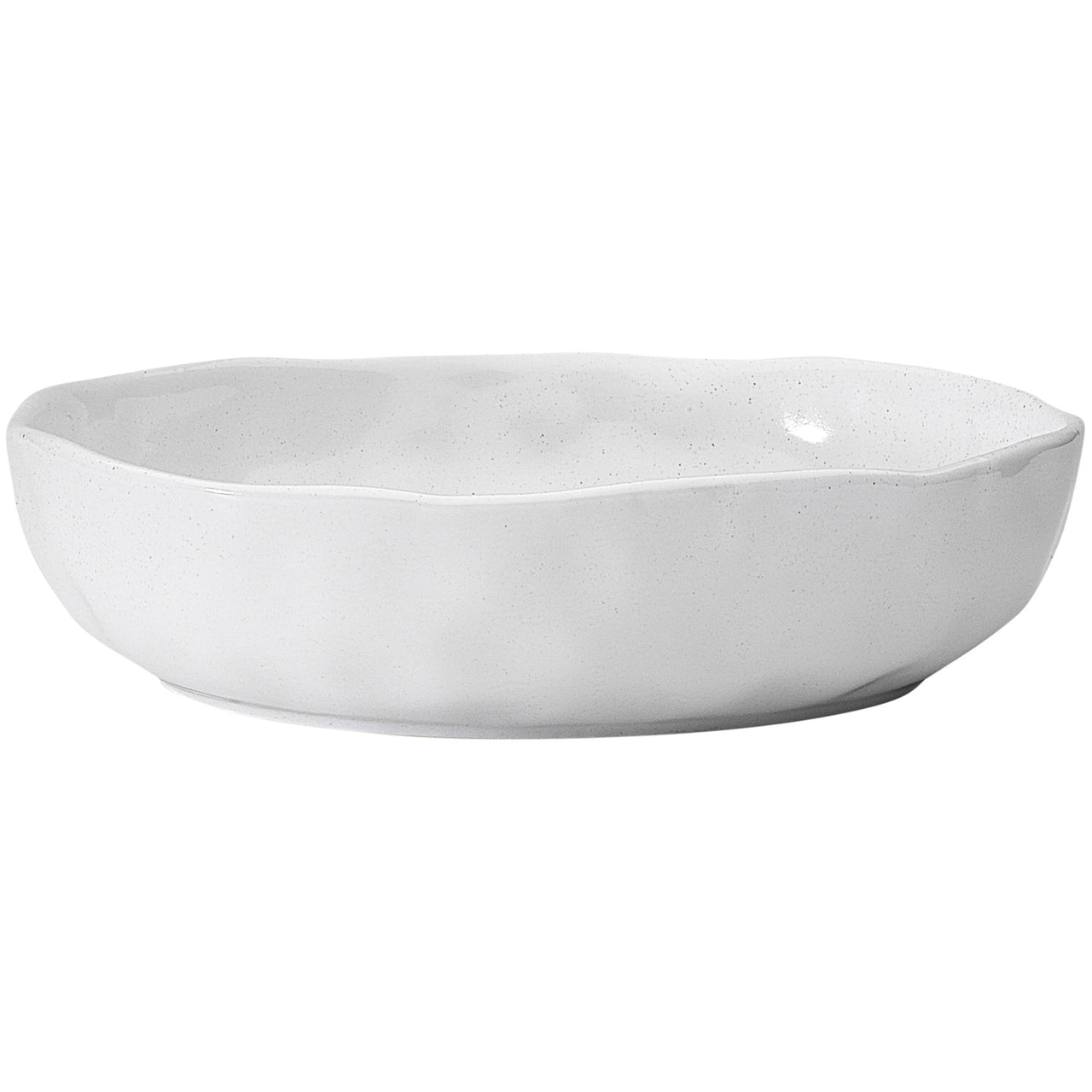 Milk Ecology Speckle 22cm Stoneware Dinner Bowl (Set of 6)