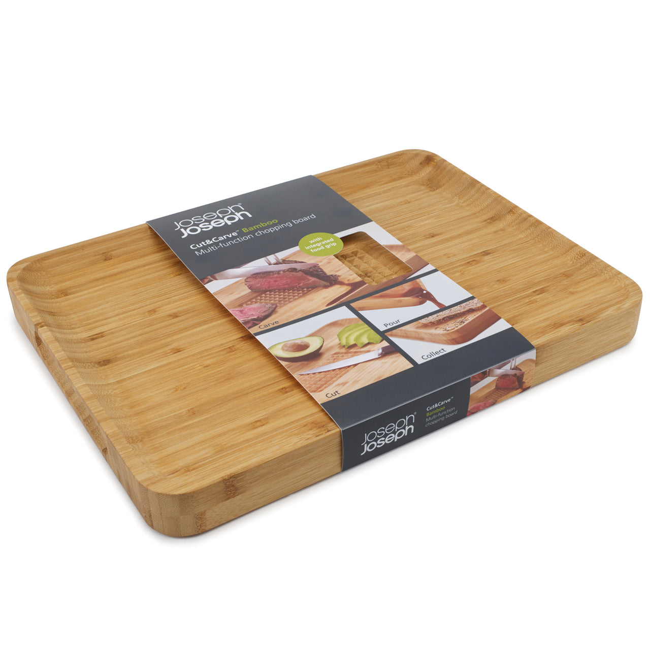 Cut & Carve Bamboo Chopping Board