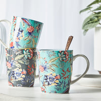 Thumbnail for 6 Piece Floral Chintz 300ml Porcelain Mug Set