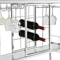 Thumbnail for Franklyn Stainless Steel & Glass Wine Rack