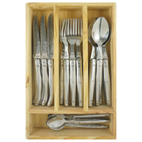 Thumbnail for Laguiole by Louis Thiers Lineaire 24 Piece Cutlery Set