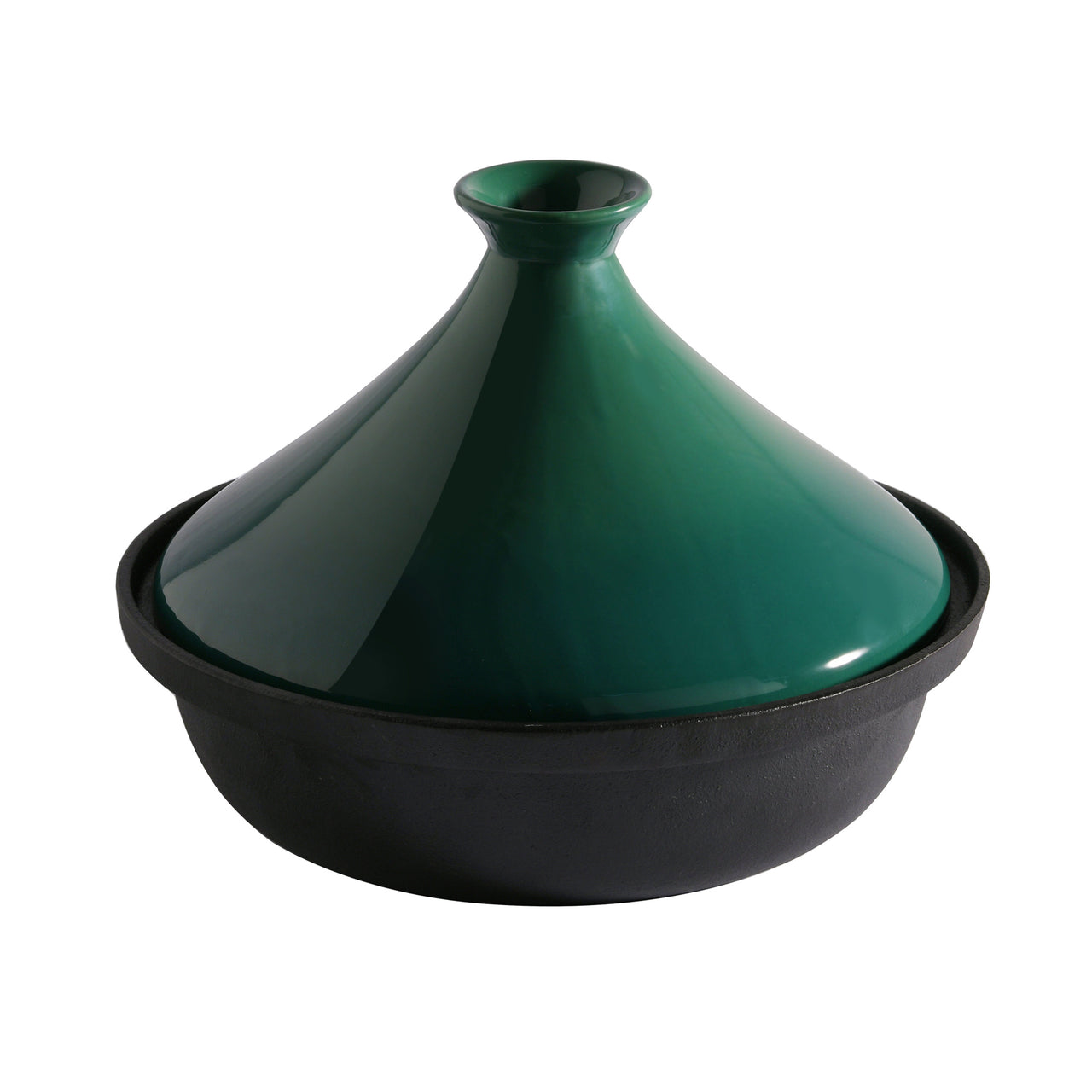 Ombre Green Cast Iron Tagine