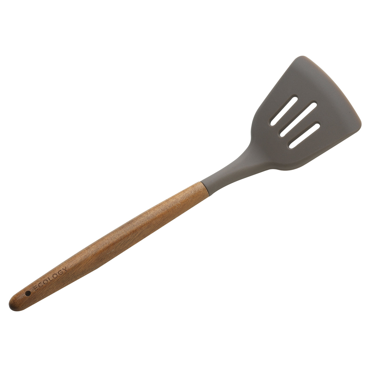 Provisions Acacia Wood & Silicone Slotted Spatula