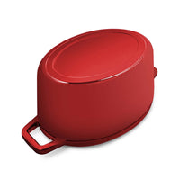 Thumbnail for Red 6.5L Round Cast Iron Casserole
