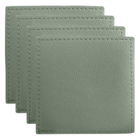 Thumbnail for Sage Table Accents Faux Cowhide Leather Coasters (Set of 4)