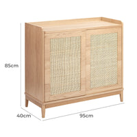 Thumbnail for Salvator Rattan Wine Buffet Cabinet