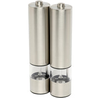 Thumbnail for Set of 2 Electric Stainless Steel Salt & Pepper Mills