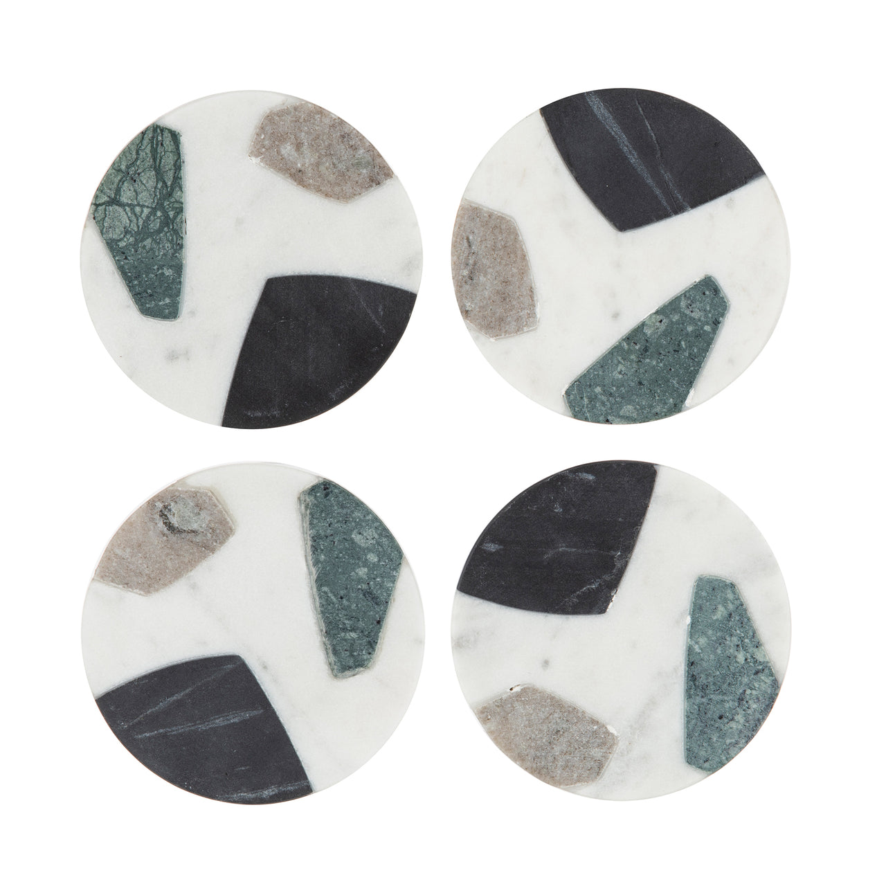 Thoroux Marble Coasters (Set of 4)